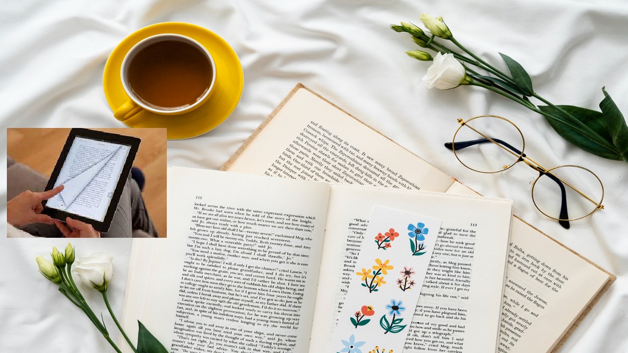 The advantages of reading a real book vs an ebook