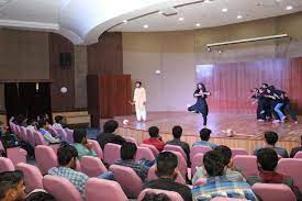 Real Amity University Jaipur auditorium and student event